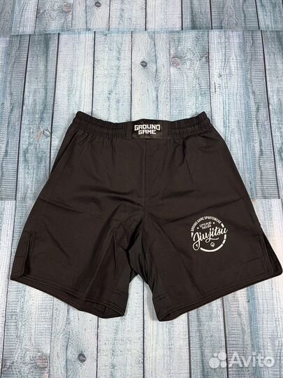 Шорты GroundGame JiuJitsu Ripstop Black