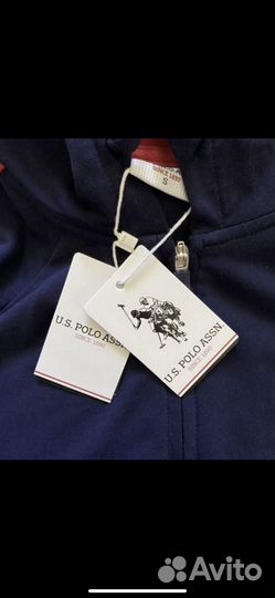 Толстовка на молнии U.S. polo assn