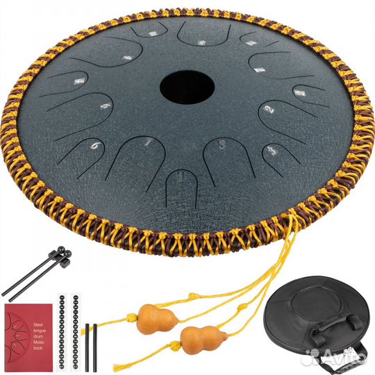 Глюкофон лепесковый барабан 36см C-dur, 14 лепестк