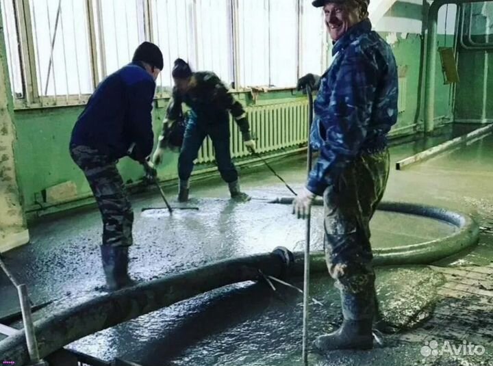 Топпинг, Бетонные полы промышленные полы