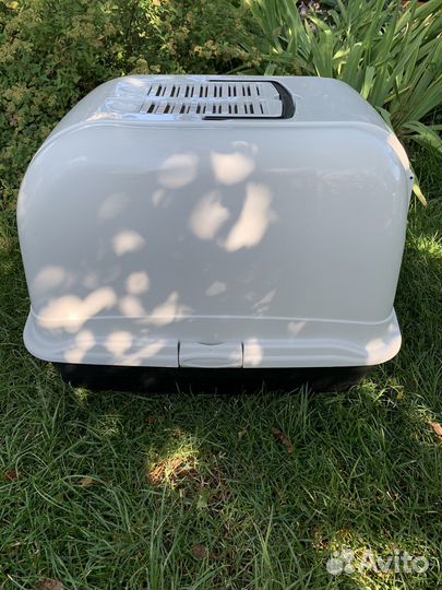 Кошачий туалет закрытый большой