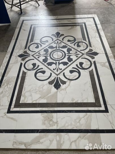 Резка плитки и керамогранита гидроабразивная