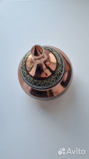 Ваза конфетница медь