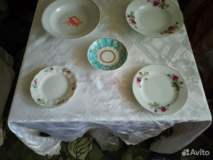 Фарфоровые тарелки СССР
