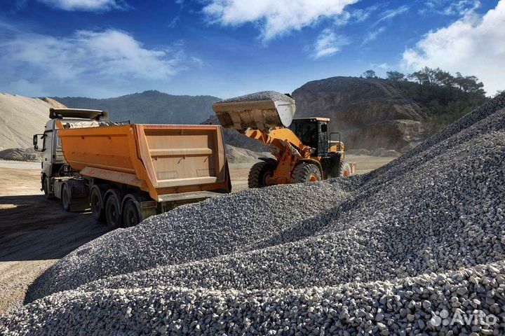 Щебень гравийный 40-70