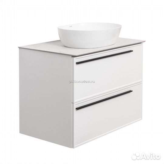 Тумба под раковину подвесная La Fenice Elba twin FNC-01-ELB-B-80-2, белая