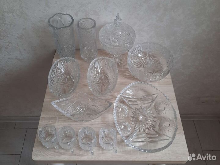 Хрустальная ваза посуда СССР