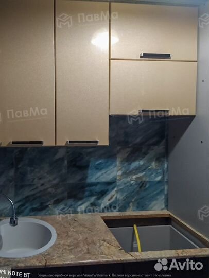 Кухонные гарнитуры в потолок с фасадами Велюр 519