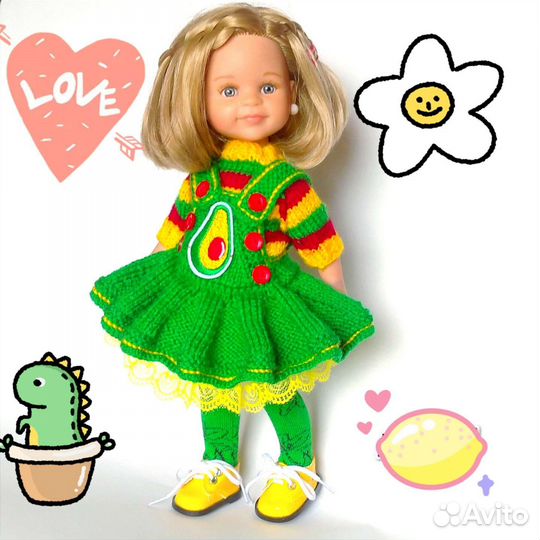 Платье для куклы Паола Рейна 32 см