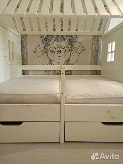 Детская парная кровать