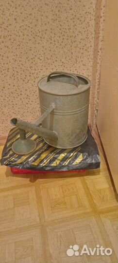 Лейка садовая/оцинковка/с насадкой