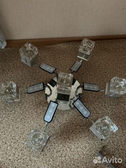 Люстра потолочная бу