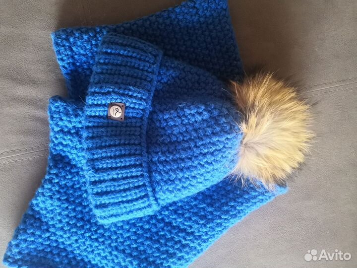 Комплект шапка и снуд