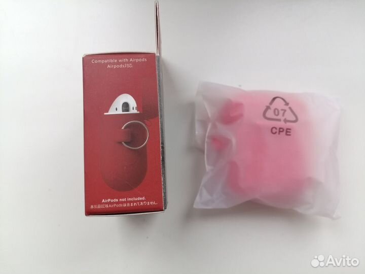 Силиконовый чехол для Apple air pods 1/2