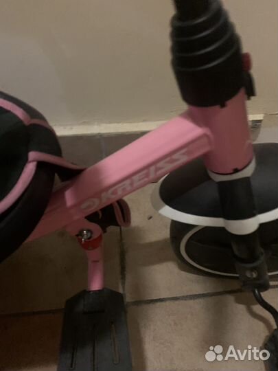 Велосипед трехколесный Kreiss розовый