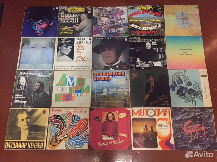 Пластинки эстрада, виа, ансамбли, барды, рок ч.1