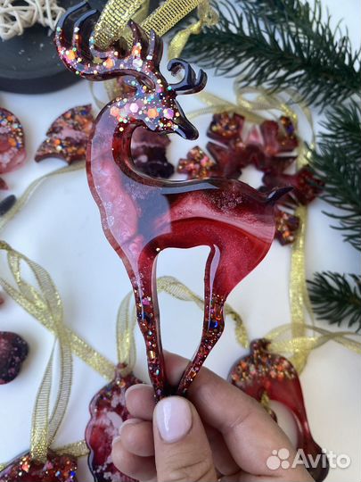 Елочные игрушки набор ручной работы