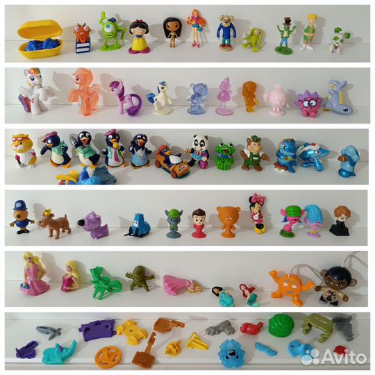 Киндер единички, животные, барби, марвел, макси
