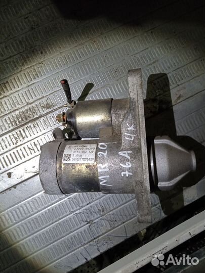 Стартер mr20de Nissan Qashqai J10 2л