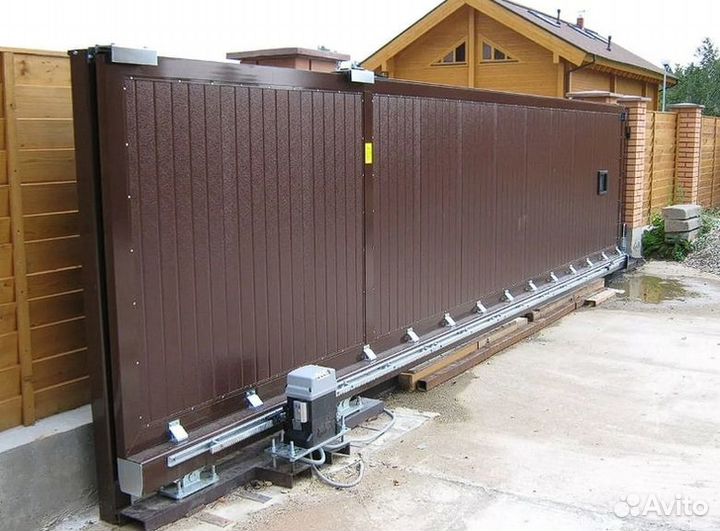 Автоматические ворота. Откатные ворота