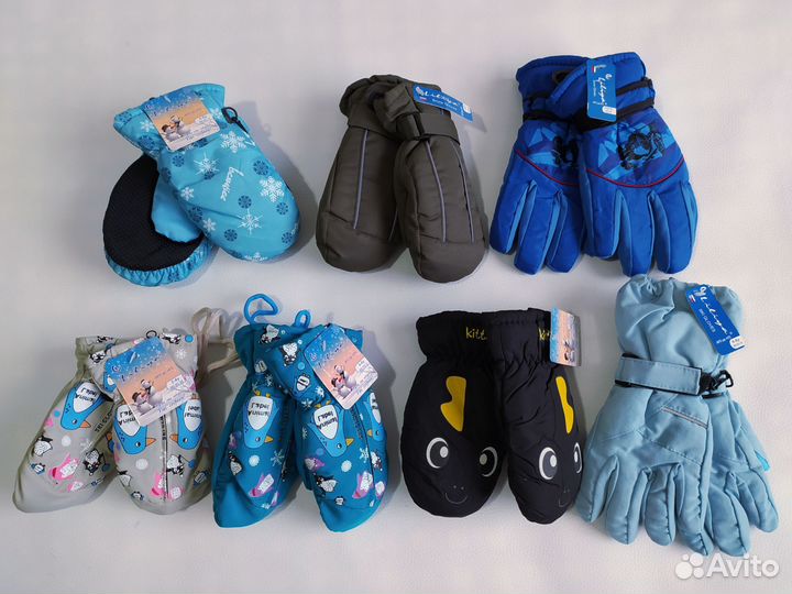 Варежки, перчатки непромокаемые зимние