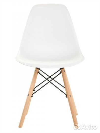 Стул в стиле eames DSW, молочный, 1 шт
