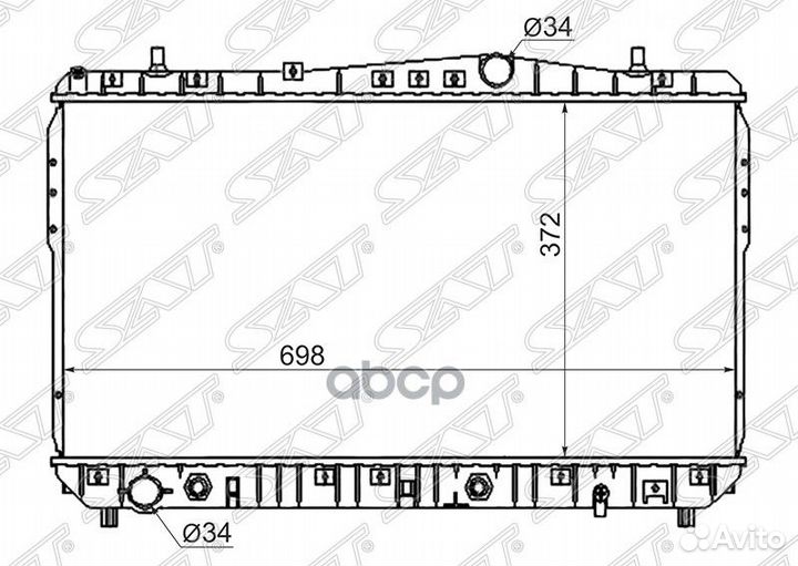 Радиатор Chevrolet Lacetti 04-13 / Tacuma 02-08