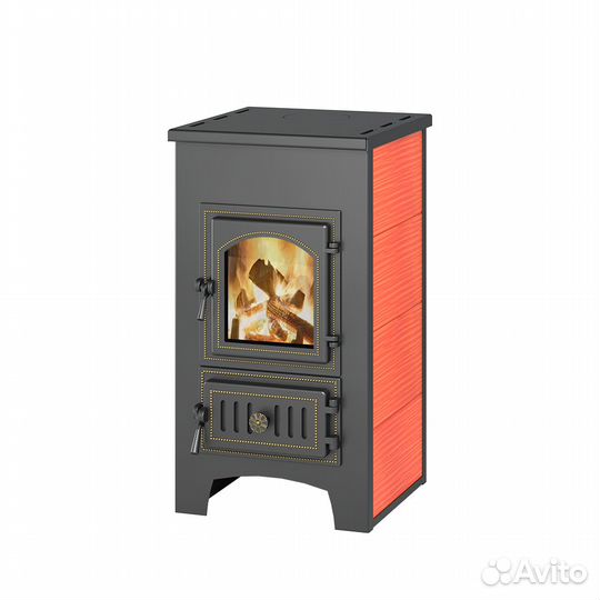 Печь-Камин везувий пк-01 (270) красн. 9 кВт (150 м