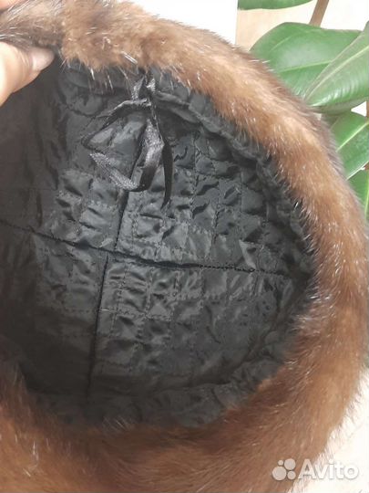 Шапка норковая женская
