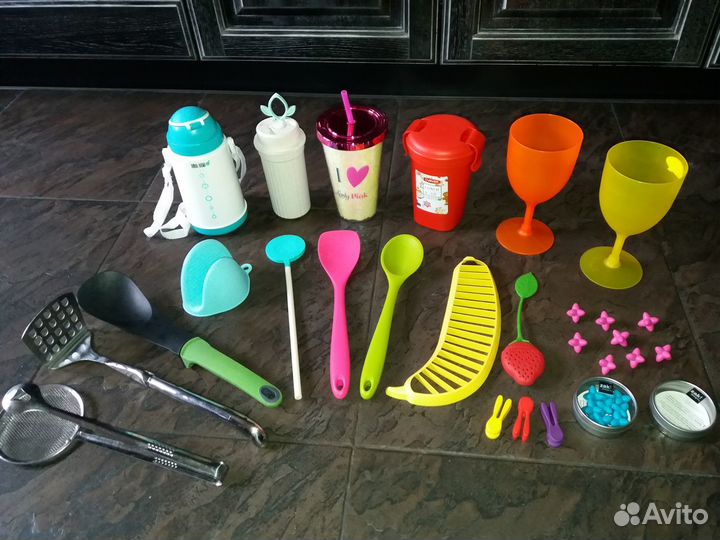 Кухонная утварь, термос детский, ланчбокс, ситячко