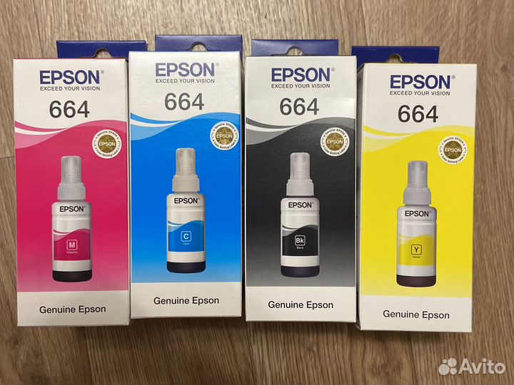 Картриджи epson 664