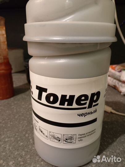 Тонер для принтера черный