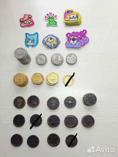 Монеты стикерсы