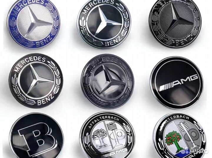 Эмблема mercedes на капот