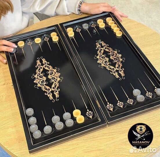 Нарды стекляные ручной работы