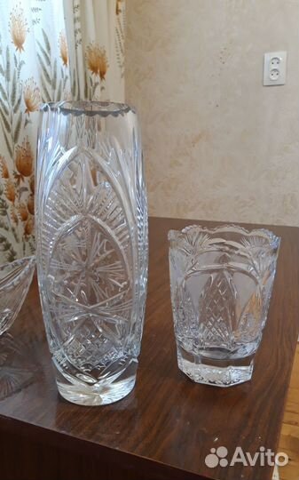 Вазы хрустальные СССР