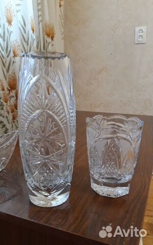 Вазы хрустальные СССР