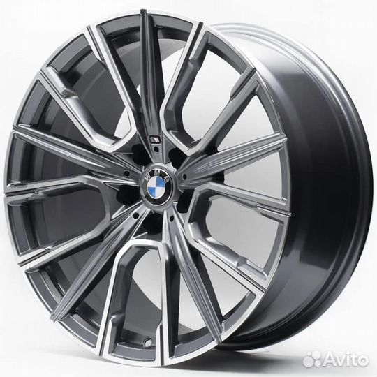 Литые диски R20 8.5/9.5J 5x120.0 Графит 817 Style