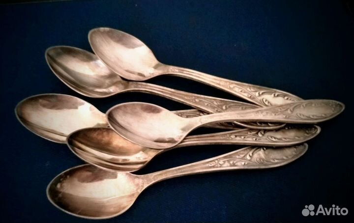 Ложки кофейные, мельхиор