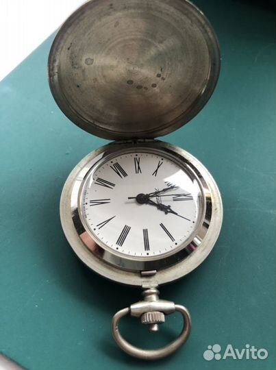 Карманные часы ракета с цепочкой