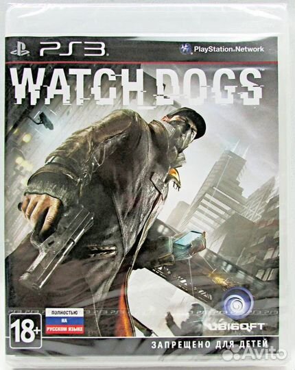 PS3 Watch Dogs Русская Версия Новый в плёнке