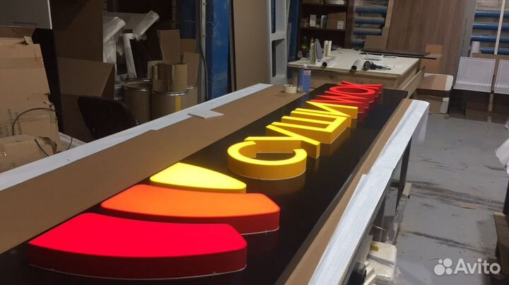 Монтаж демонтаж ремонт вывесок изготовление