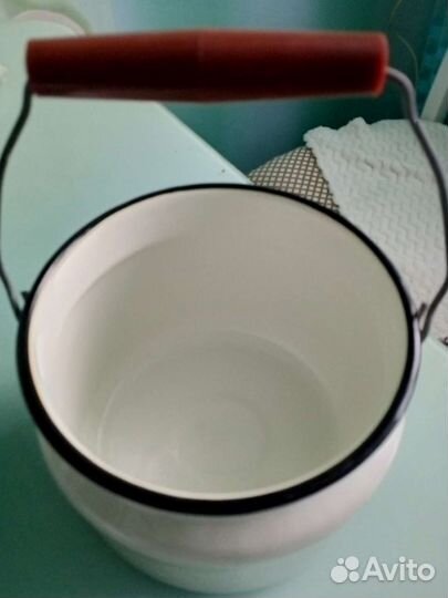 Бидон эмалированный новый