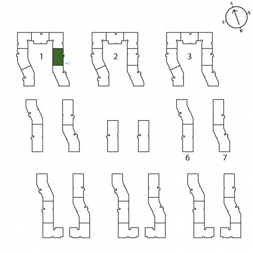 1-к. квартира, 40,5 м², 2/3 эт.