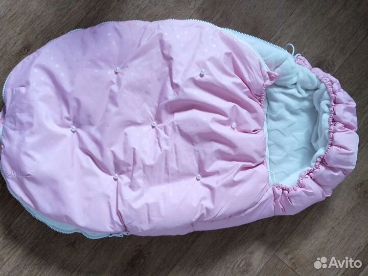 Конверт на выписку для девочки осень -зима