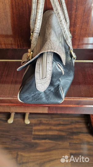 Сумка женская натуральная кожа италия бу