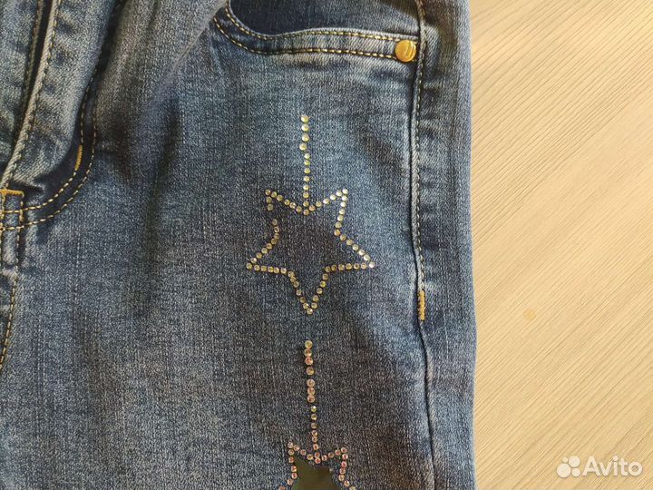 Джинсы для девочки 110