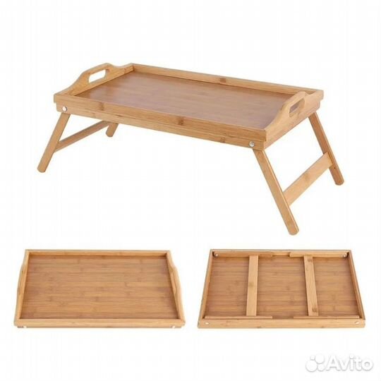 Столик деревянный для завтраков