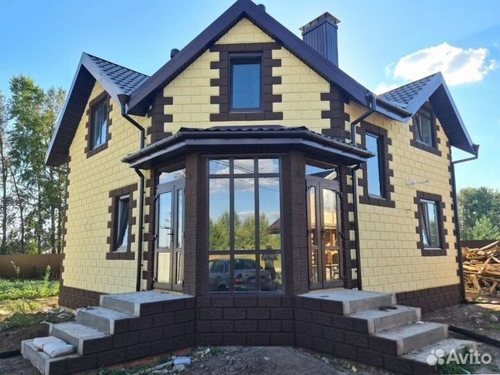 Утепленный блок с облицовкой