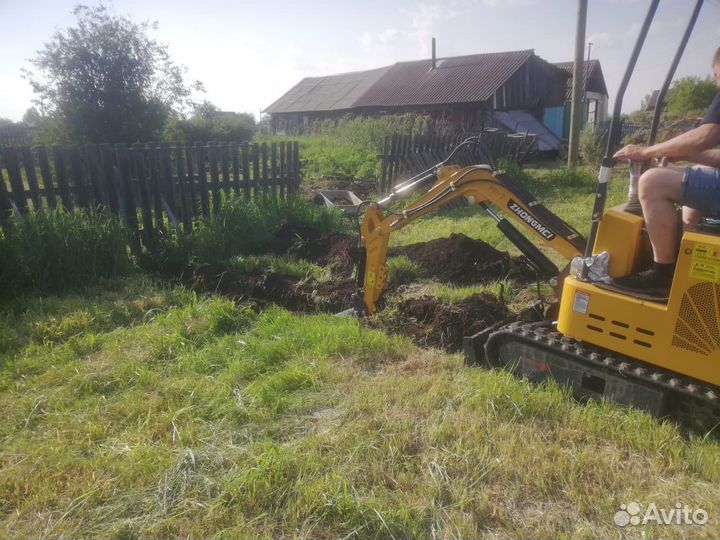 Услуги мини-экскаватора